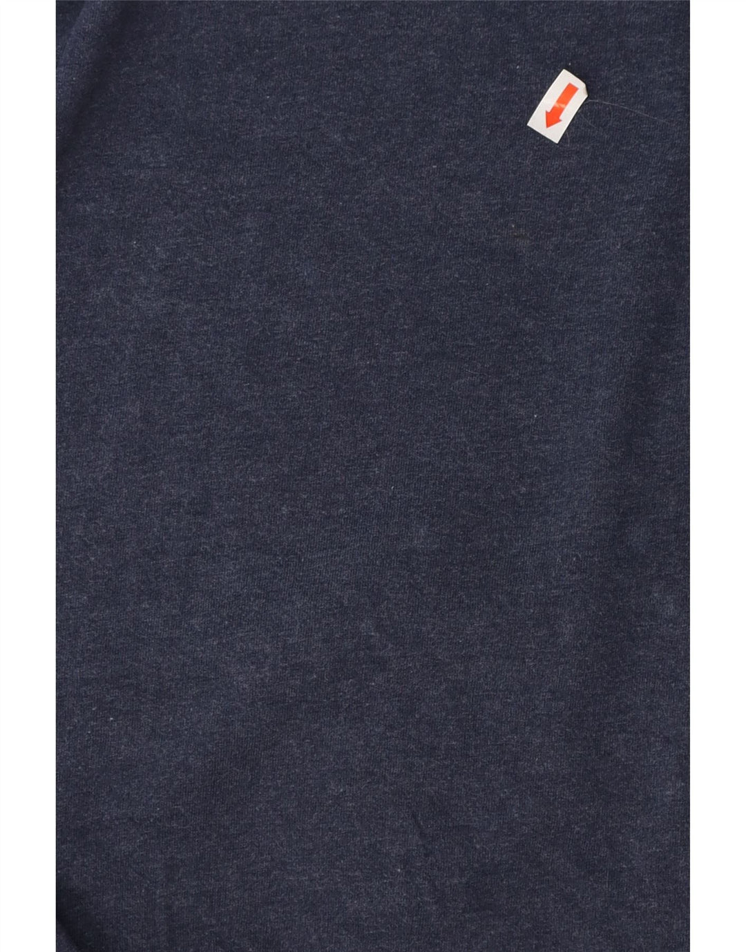 CALVIN KLEIN Top grafico da uomo a maniche lunghe piccolo in cotone blu navy