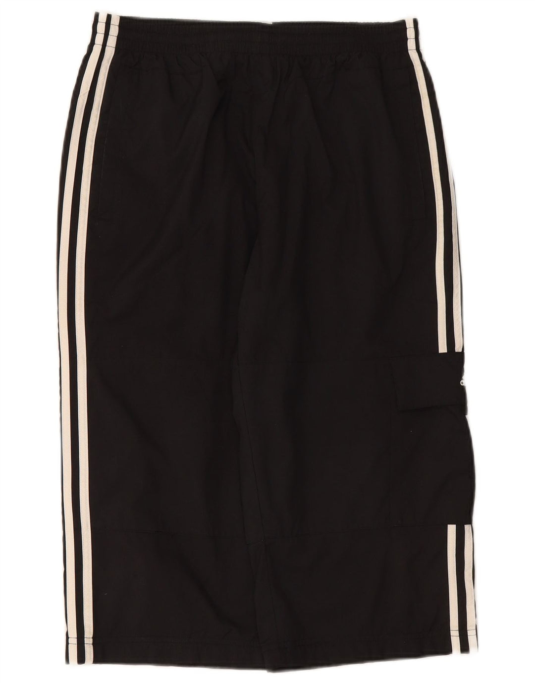 Pantaloncini sportivi Bermuda da uomo ADIDAS medio nero in poliestere