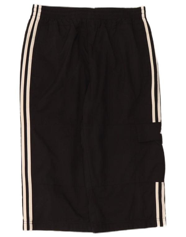Pantaloncini sportivi Bermuda da uomo ADIDAS medio nero in poliestere