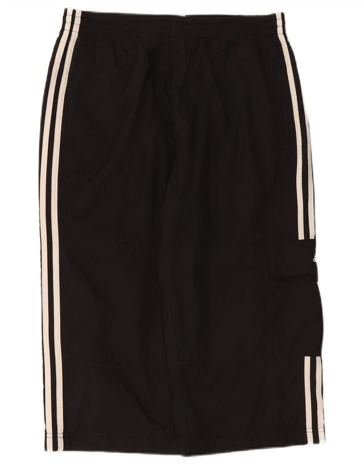 Pantaloncini sportivi Bermuda da uomo ADIDAS medio nero in poliestere
