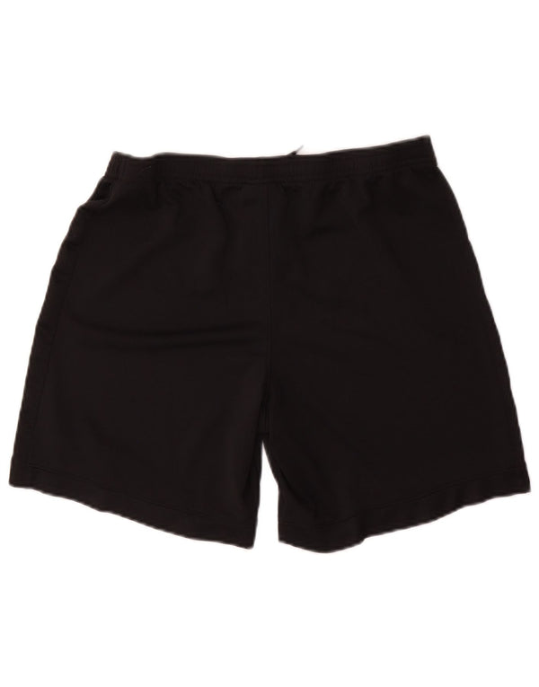 Pantaloncini sportivi Nike Dri Fit da uomo, grandi, in poliestere nero