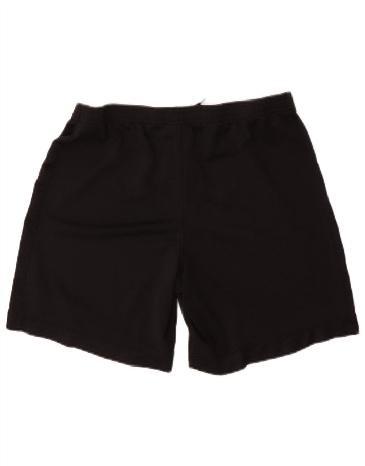 Pantaloncini sportivi Nike Dri Fit da uomo, grandi, in poliestere nero