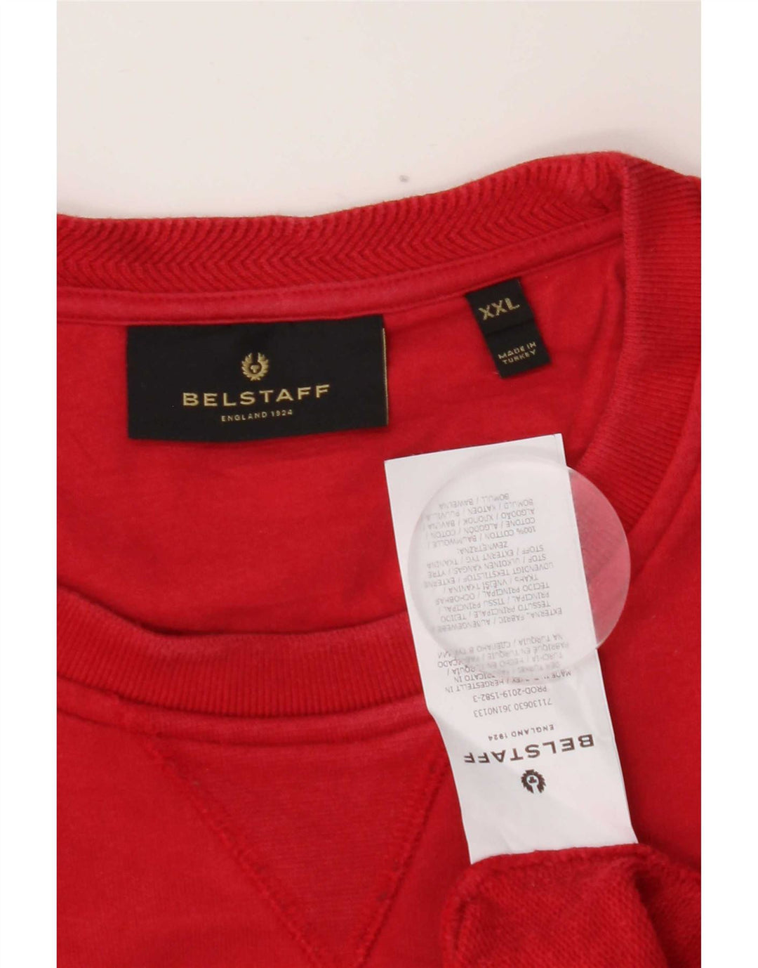 Felpa da uomo Belstaff maglione 2XL cotone rosso