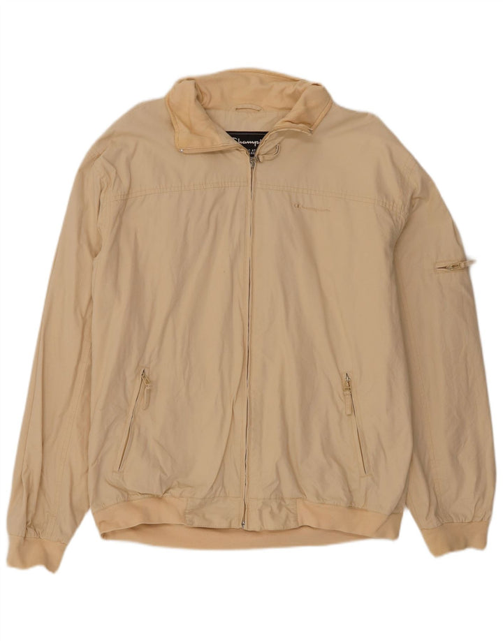 Giubbotto bomber da uomo Champion UK 40 grande cotone beige