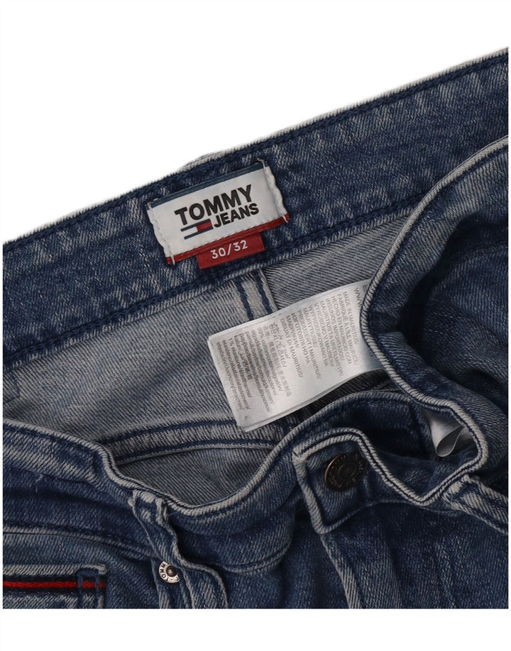 Tommy Hilfiger Uomo Stanton Slim Jeans W30 L32 Blu Cotone