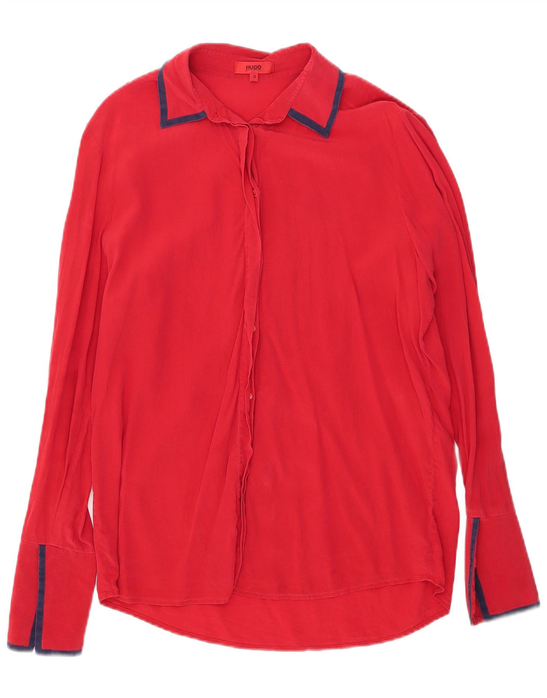 Camicia da donna Hugo Boss EU 38 seta rossa media