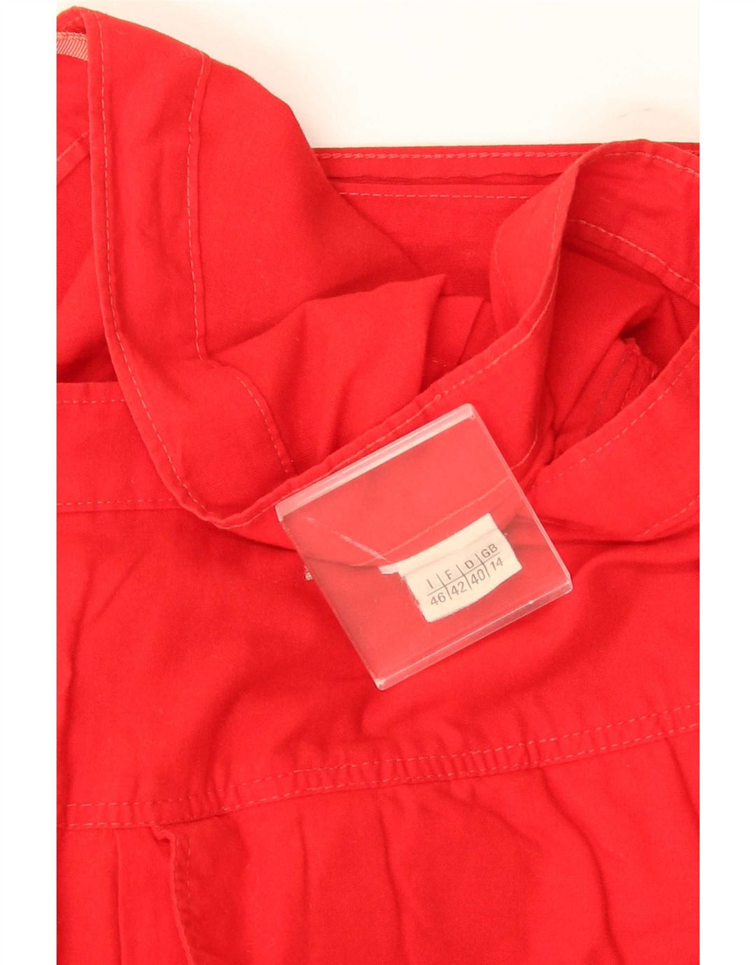 Gonna cargo da donna vintage UK 14 media W28 rossa