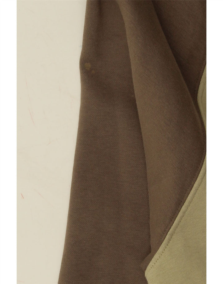 Felpa da uomo VANS in cotone color block medio kaki