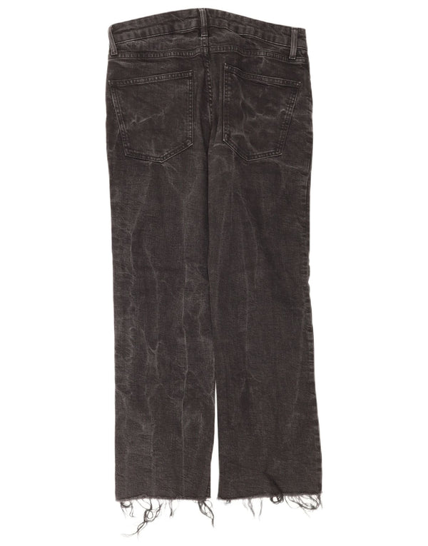 Jeans corti da donna Zara EU 42 Large W32 L25 cotone nero