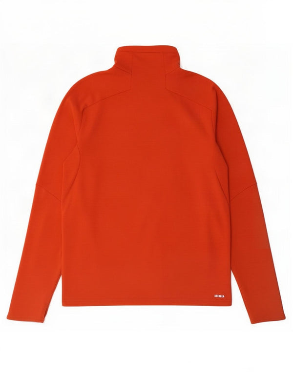 Top della tuta da ginnastica Adidas Munster Rugby Graphic Pullover da ragazzo 13-14 anni Rossa
