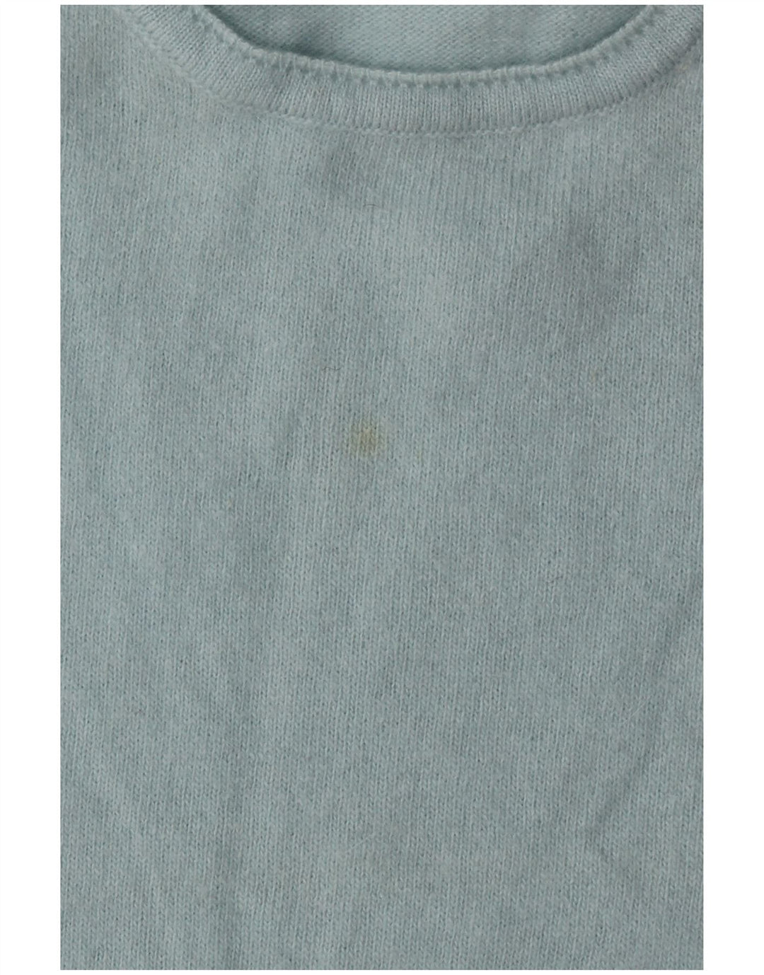 BENETTON Maglione girocollo da donna UK 14 Medio Turchese