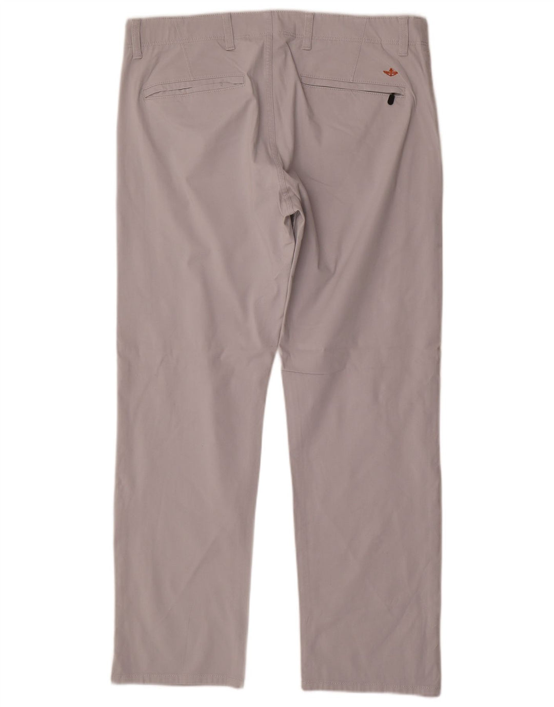 Pantaloni chino dritti da uomo Dockers W36 L31 in cotone grigio