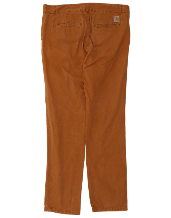 Pantaloni chino da uomo Carhartt W36 L34 cotone marrone