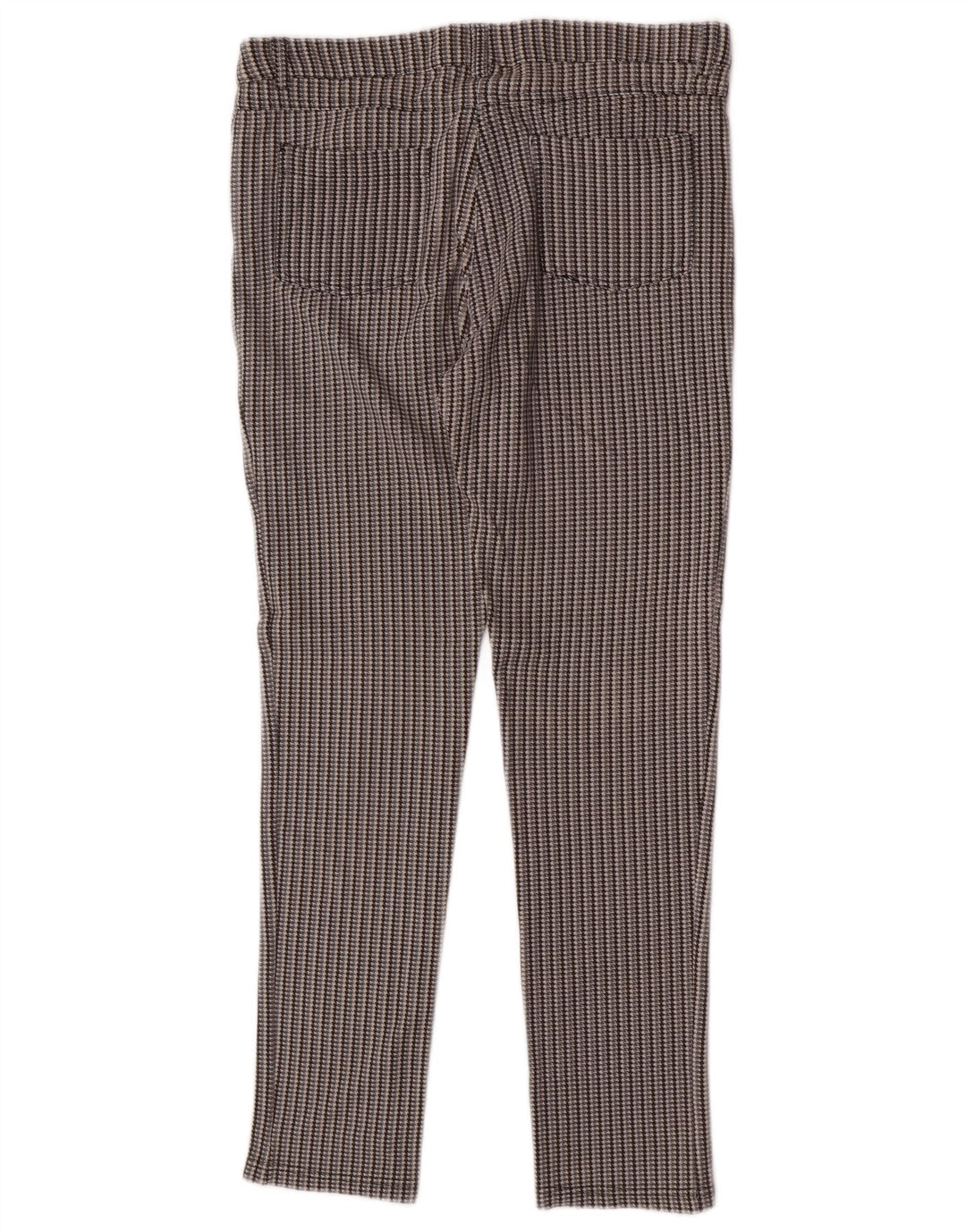 Pantaloni casual slim da donna Ellesse medi W30 L28 viscosa pied de poule grigia