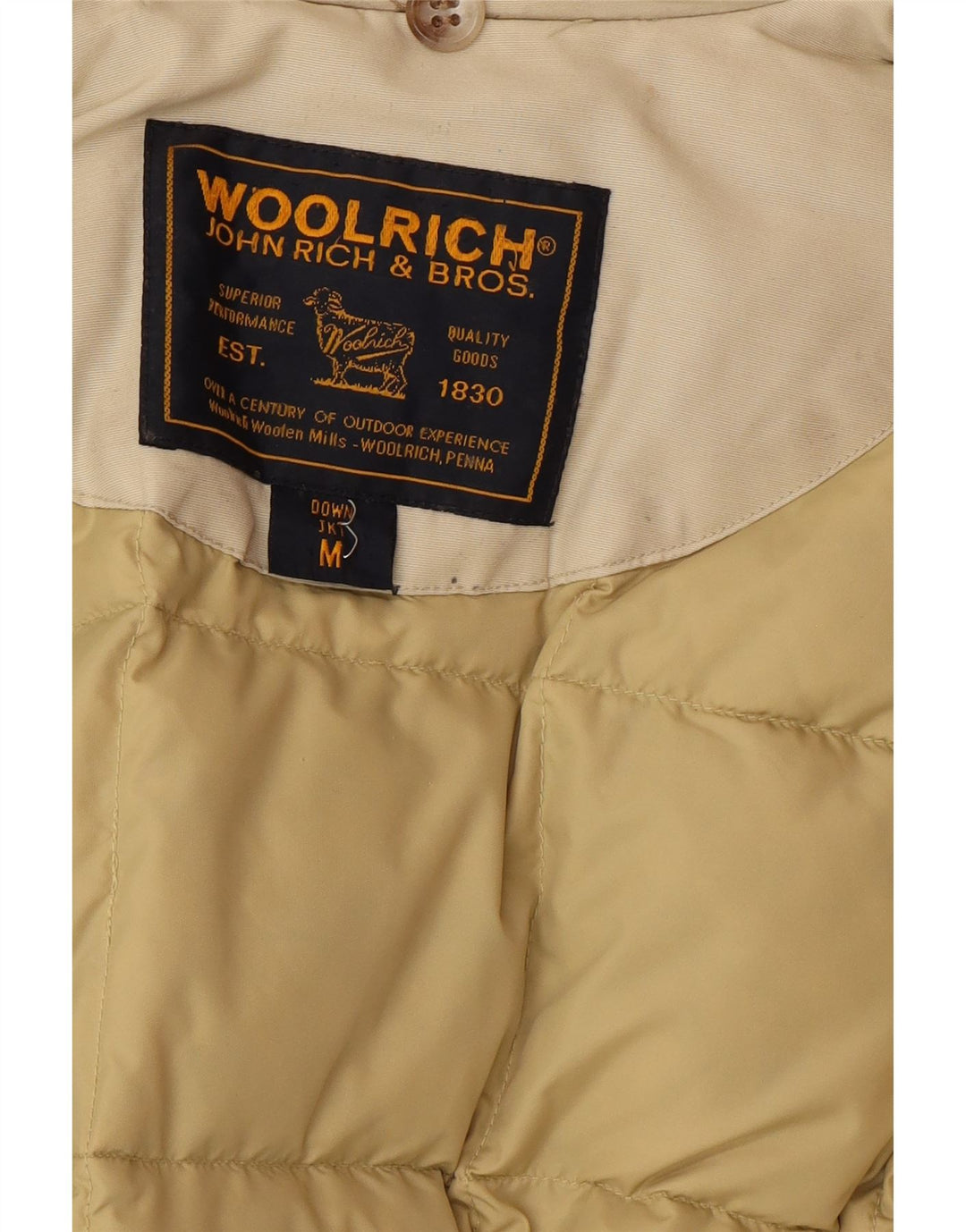 Giacca imbottita da donna Woolrich UK 38 Beige medio