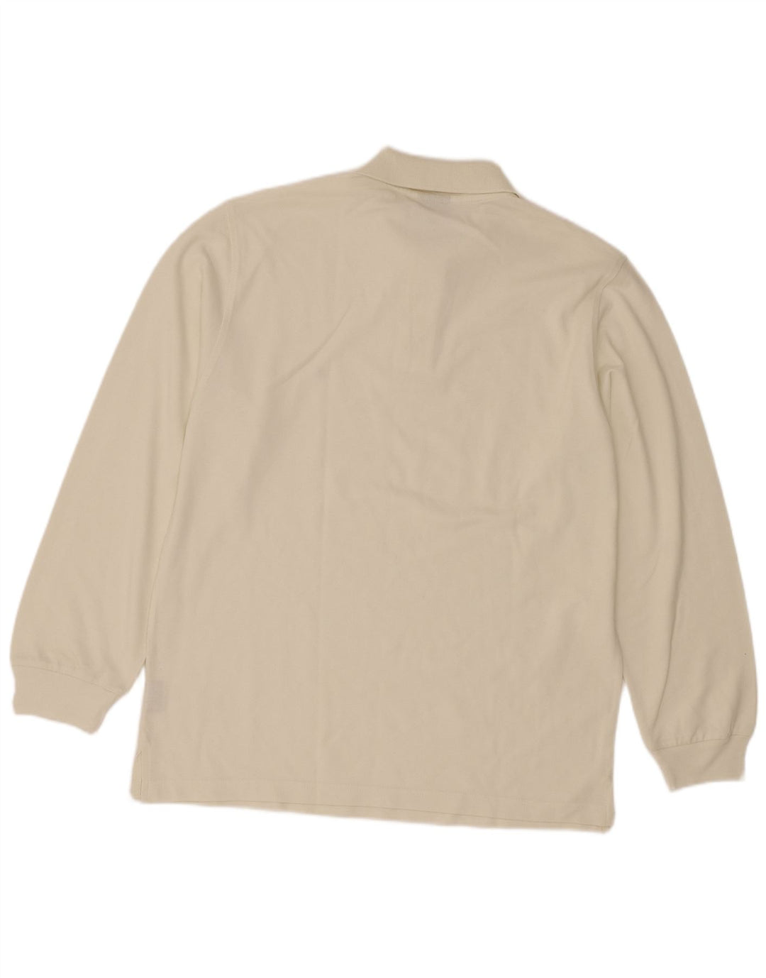 Polo Da Uomo A Manica Lunga Invicta In Cotone Beige Medio
