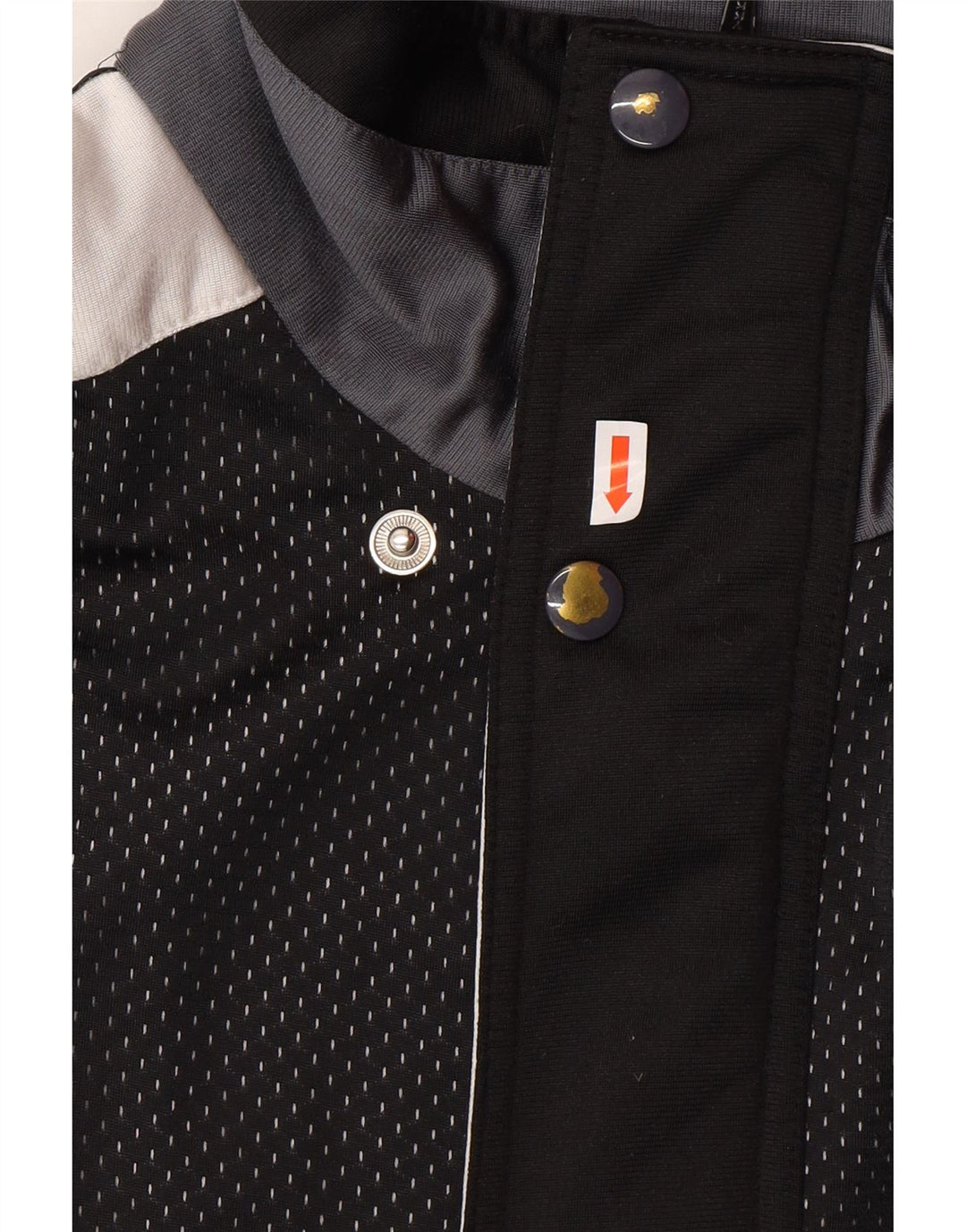 CHAMPION Giacca da tuta grafica da uomo XL Black Colourblock