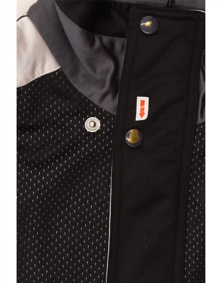 CHAMPION Giacca da tuta grafica da uomo XL Black Colourblock