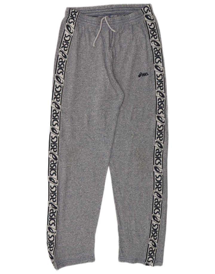 Pantaloni da tuta con grafica ASICS da uomo in cotone mélange medio blu navy