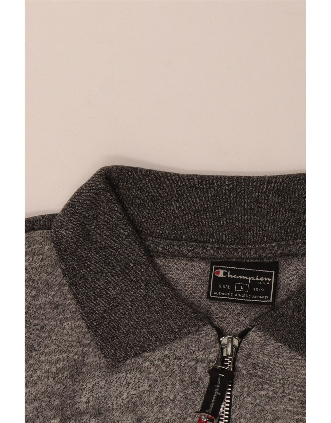 Polo da uomo a maniche lunghe Champion Large color grigio