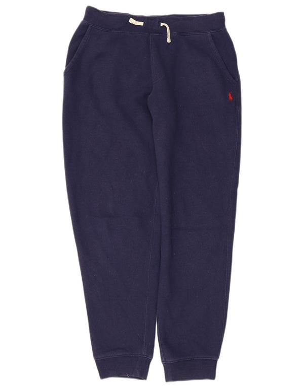 Polo Ralph Lauren Boys Tracksuit Trousers Joggers 14-15 Years Large Navy Bl