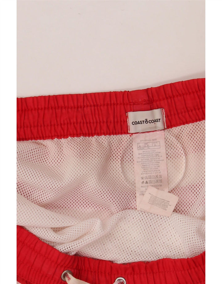 Pantaloncini da bagno da donna COAST UK 18 XL Poliestere a righe rosse