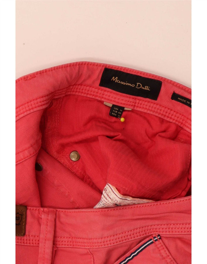 Jeans slim da uomo Massimo Dutti EU 40 medio W31 L30 rosa