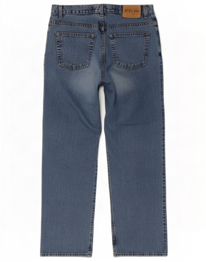 Jeans larghi da donna Gap US 10 grandi W30 L27 cotone blu