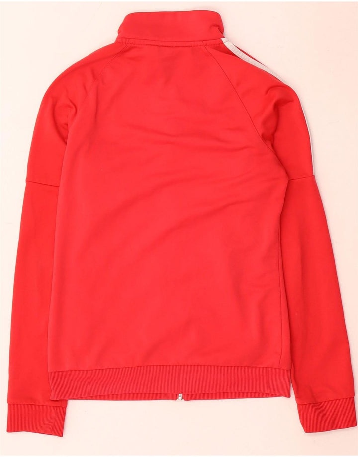 Giacca da tuta da donna Adidas UK 8/10 Small Poliestere rosso