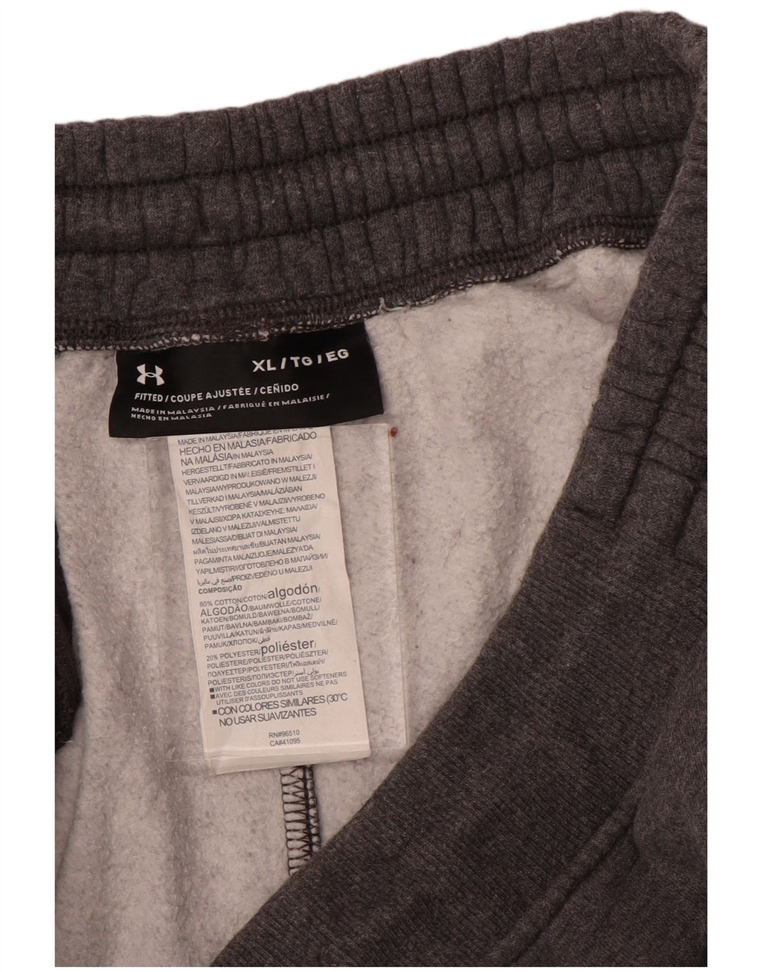 Pantaloni da tuta aderenti da uomo Under Armour Joggers XL in cotone grigio