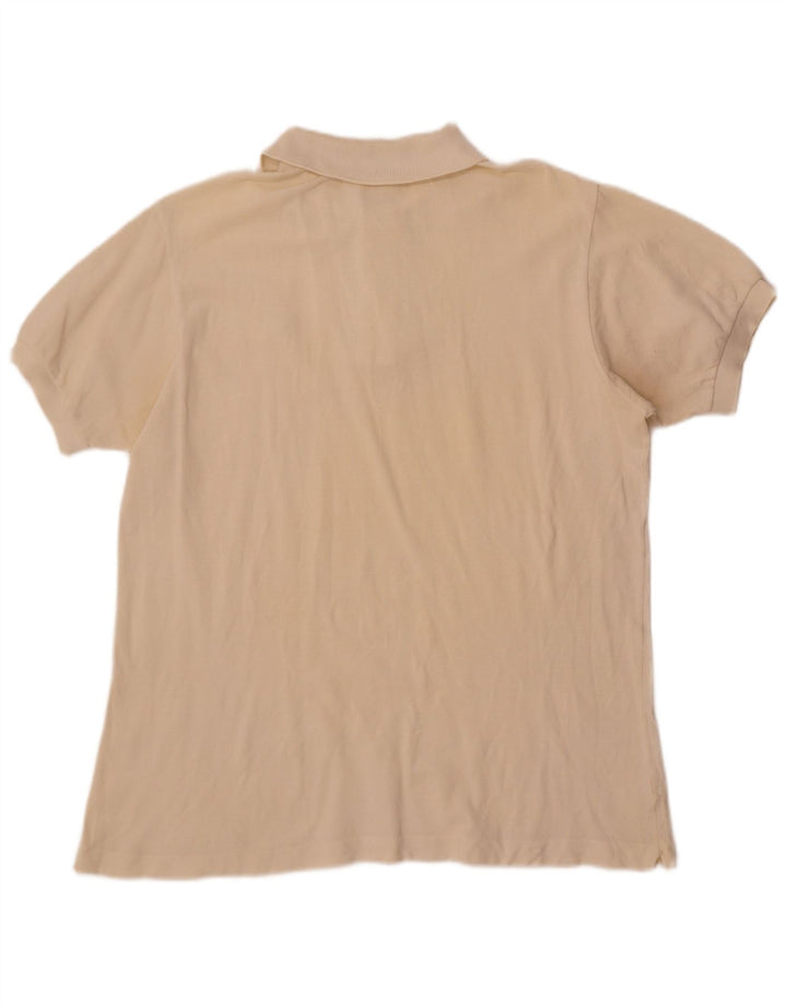 Polo da uomo Lacoste taglia 6 XL in cotone bianco
