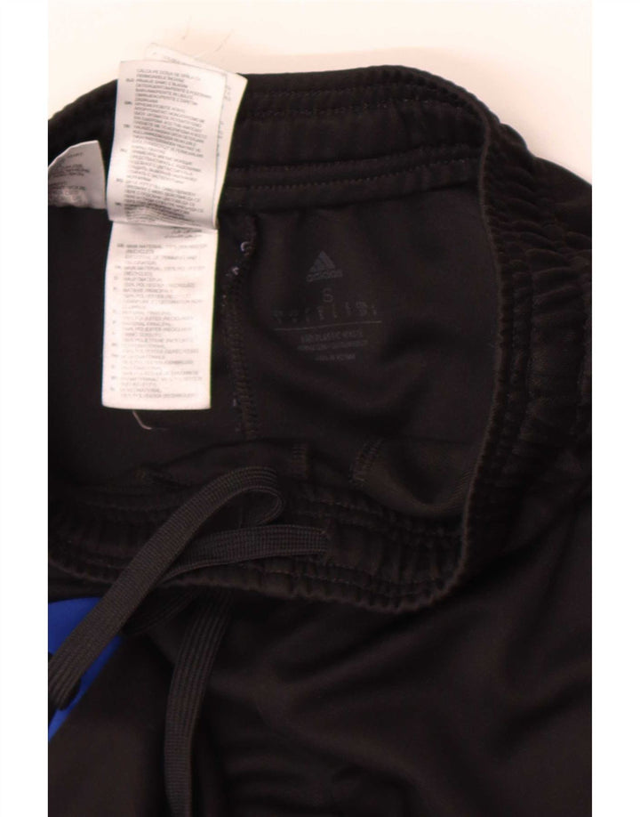 Pantaloni da tuta Adidas Aeroready da uomo piccoli in poliestere color block nero