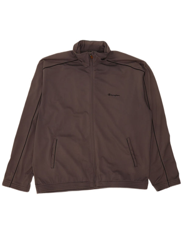 Giacca da tuta da uomo Champion 2XL Poliestere grigio