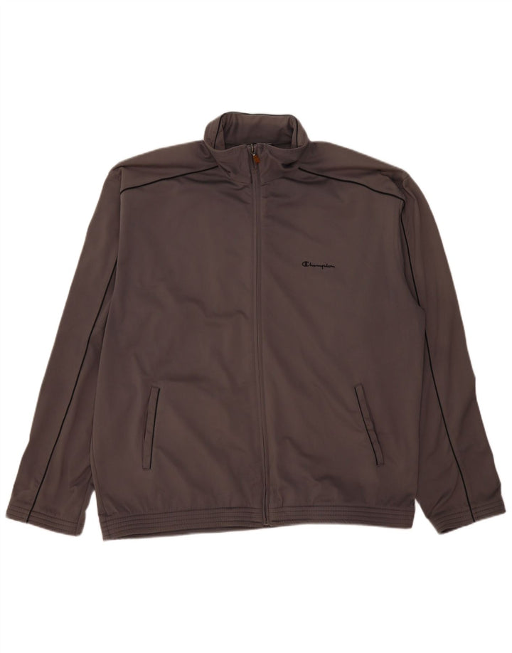 Giacca da tuta da uomo Champion 2XL Poliestere grigio
