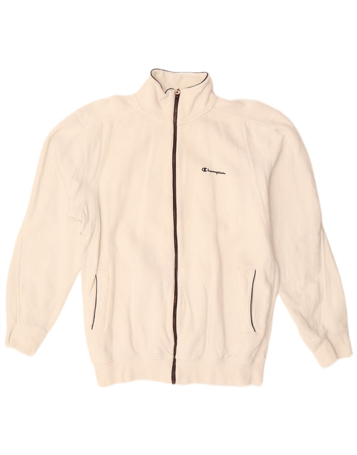 Giacca da tuta da uomo Champion XL bianco sporco