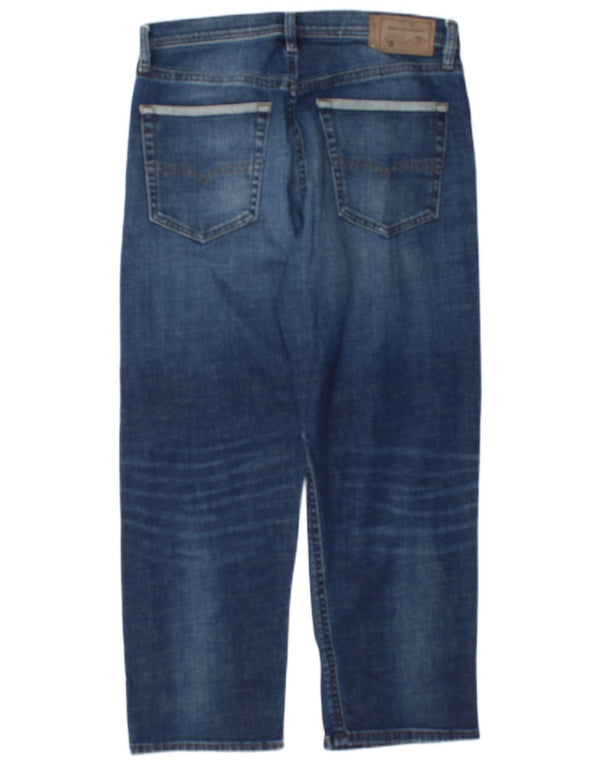 Diesel Uomo Khiro Regular Jeans Dritti W31 L26 Cotone Blu