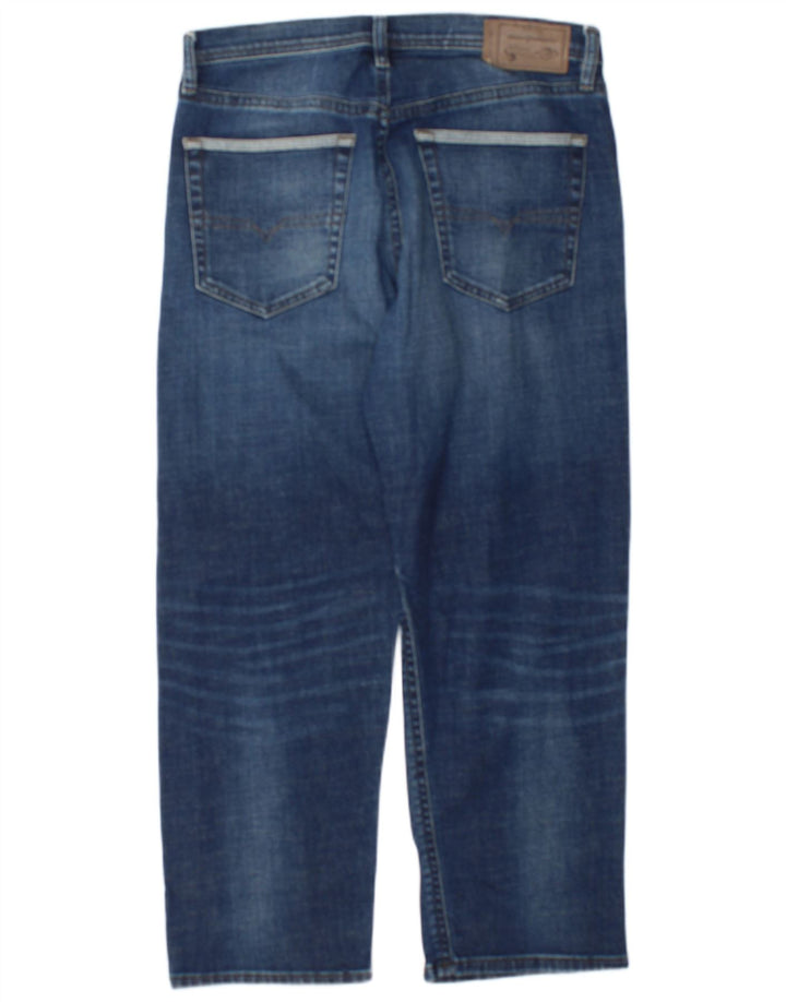 Diesel Uomo Khiro Regular Jeans Dritti W31 L26 Cotone Blu