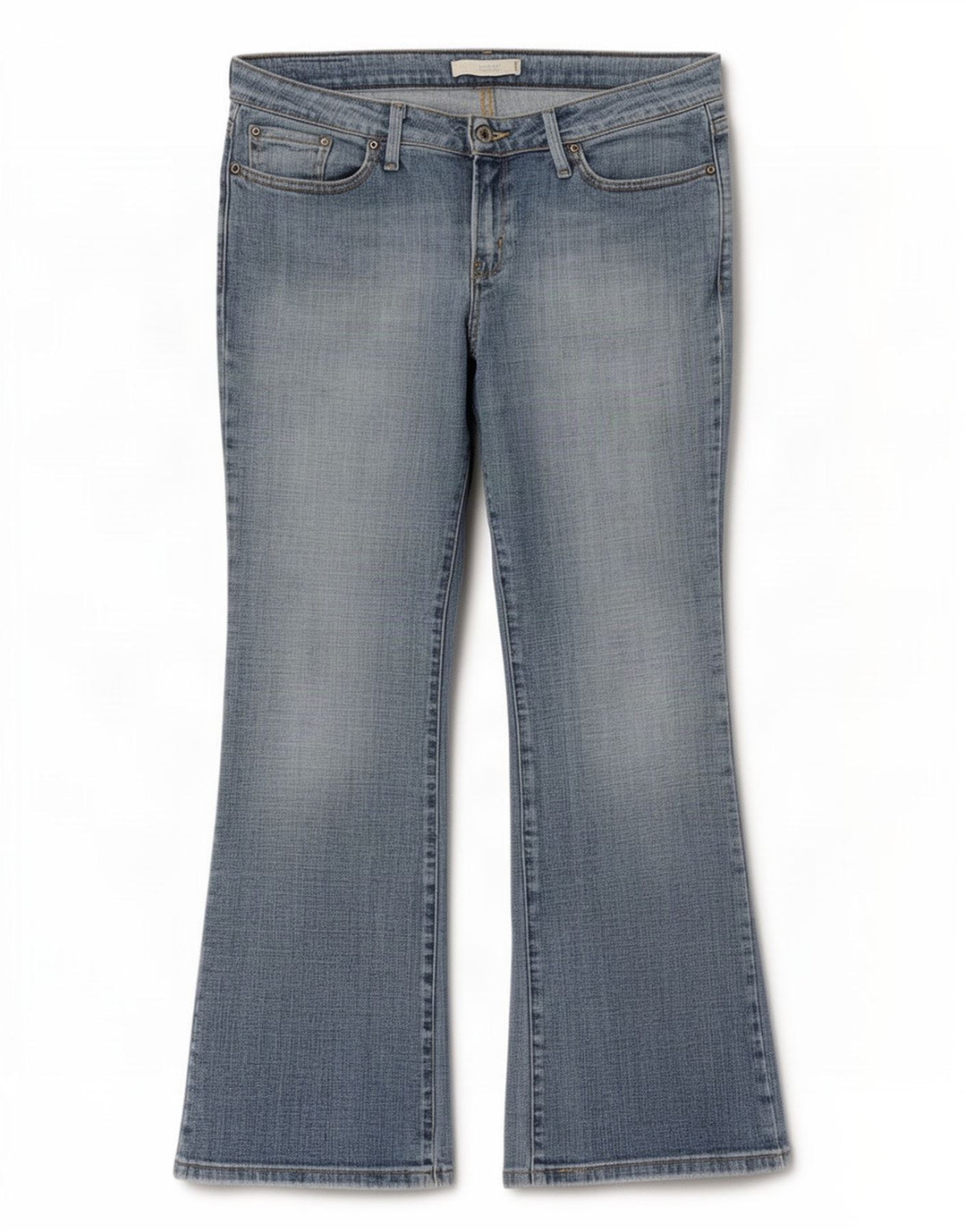 Levi's Donna 545 Jeans Bootcut bassi US 10 Large W34 L30 Cotone blu