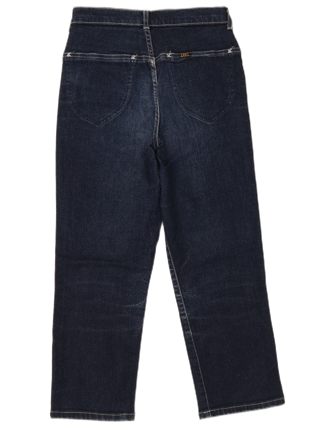 Jeans Capri da donna LEE W28 L22 in cotone blu navy