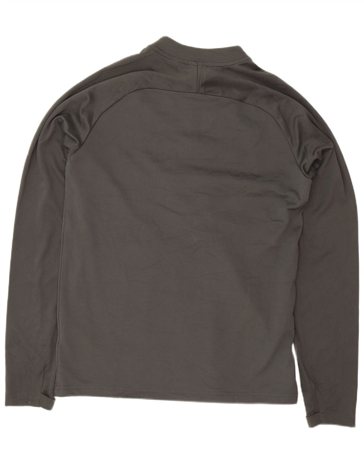 Top della tuta pullover Nike da ragazzo Dri Fit 13-14 anni XL grigio color block