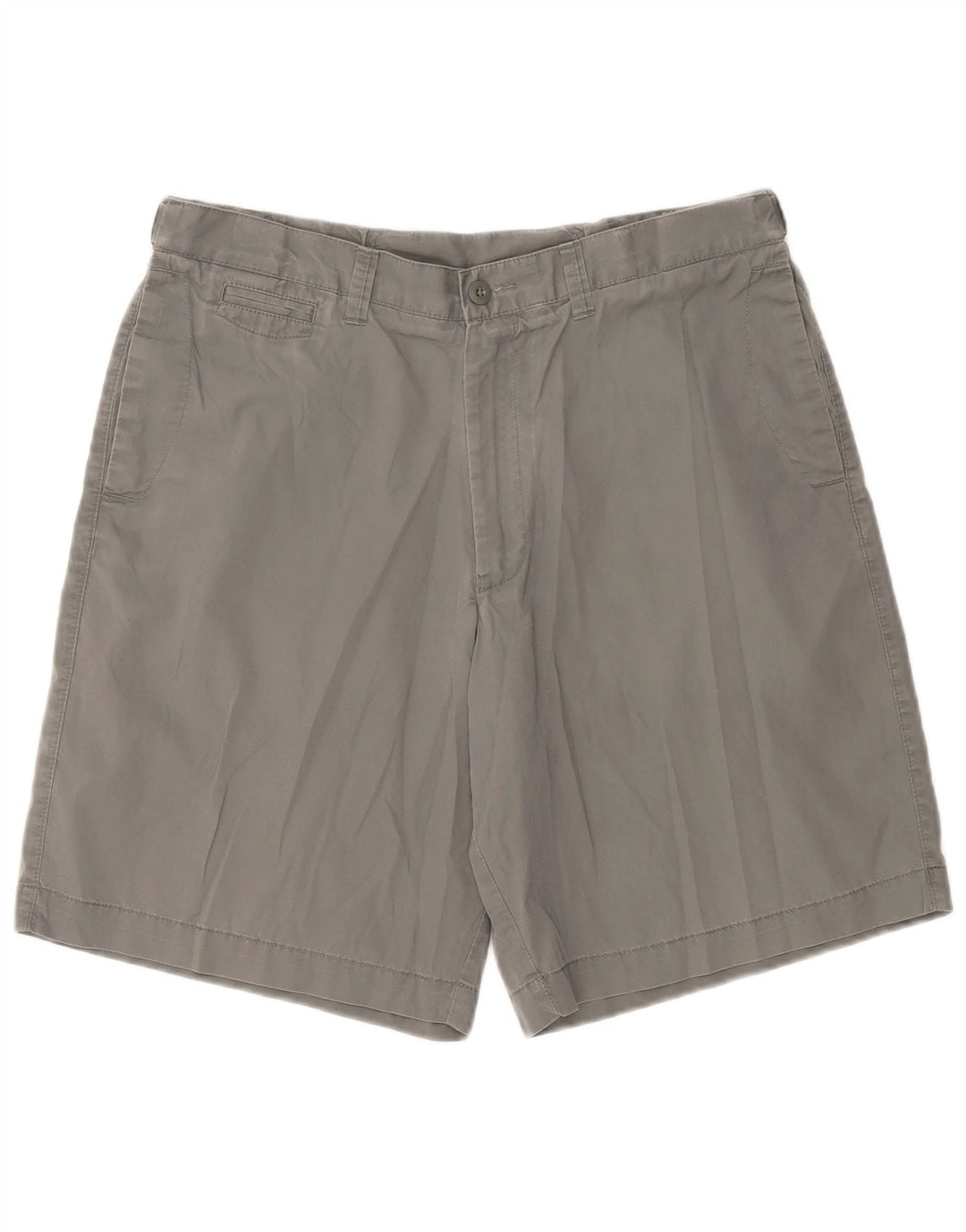 Pantaloncini chino da uomo Marks & Spencer blu Harbour W36 grandi cotone grigio