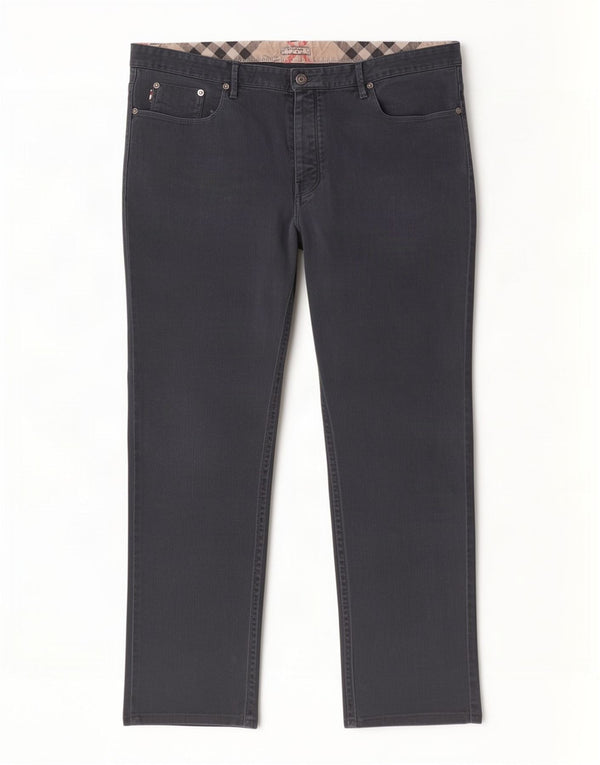 Jeans dritti da uomo Burberry W38 L30 Blu Navy