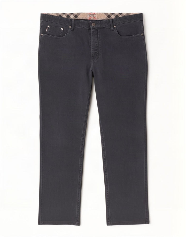Jeans dritti da uomo Burberry W38 L30 Blu Navy