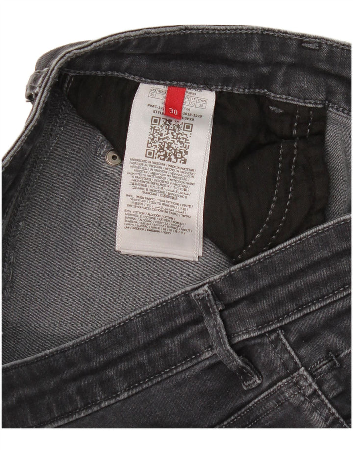 Jeans skinny da donna Guess W30 L30 cotone grigio