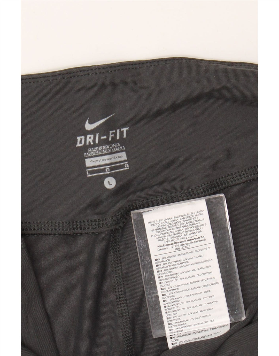 Pantaloni da tuta larghi da donna NIKE UK 14 Large in nylon grigio