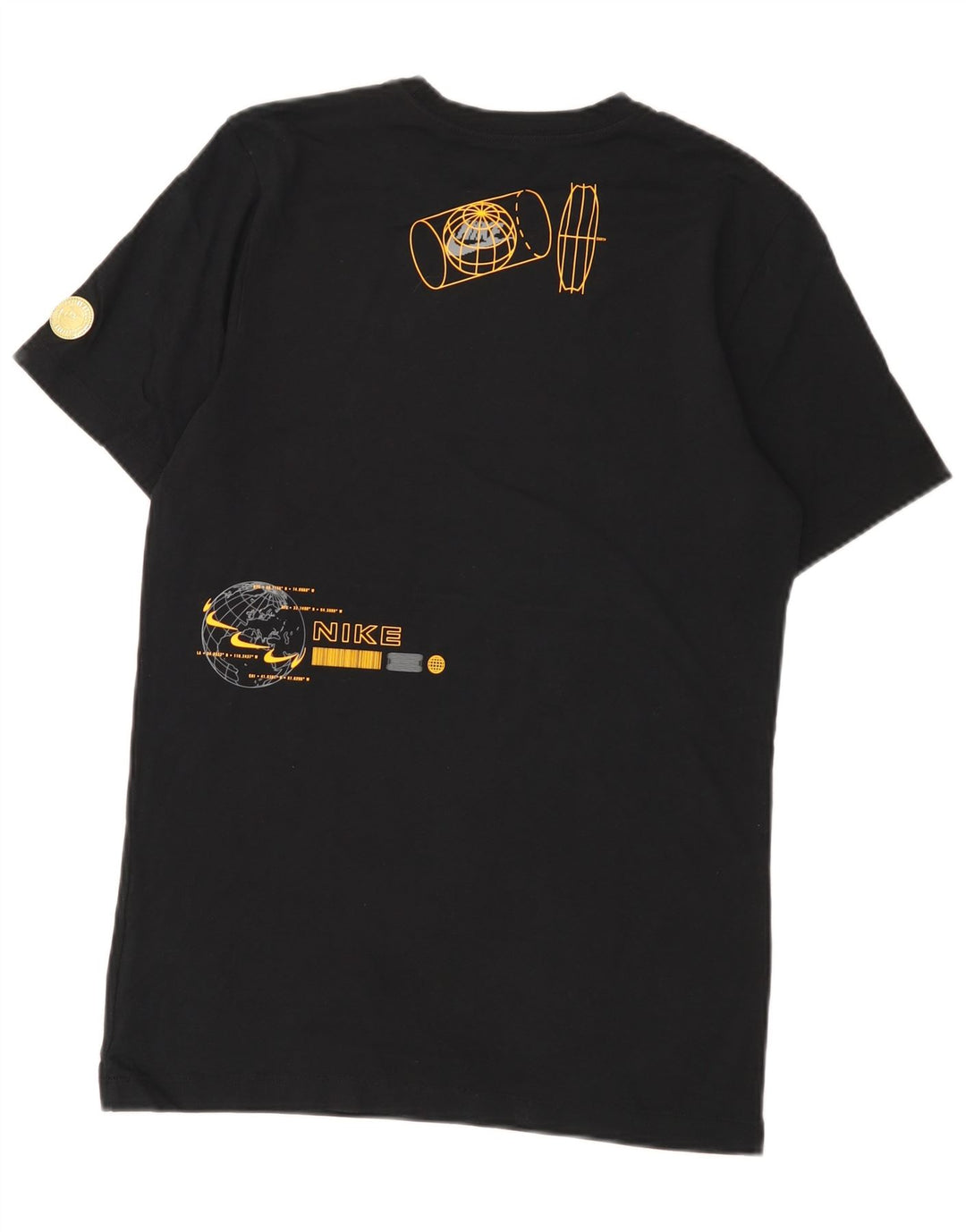 T-shirt grafica da uomo Nike Top Small in cotone nero