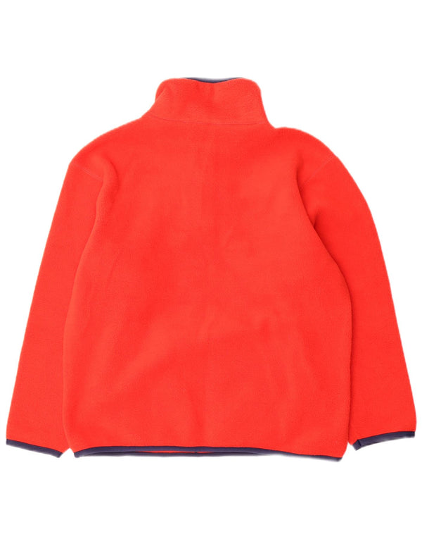 Maglione in pile Champion con collo con zip e grafica, 11-12 anni, poliestere rosso