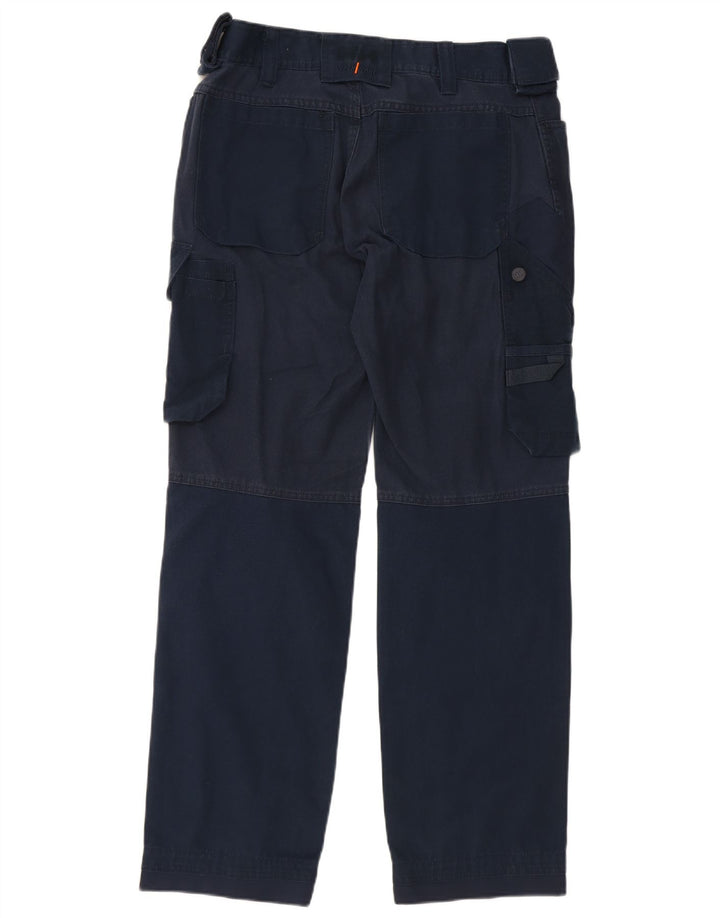 Pantaloni cargo dritti da uomo HELLY HANSEN W32 L32 poliestere blu navy