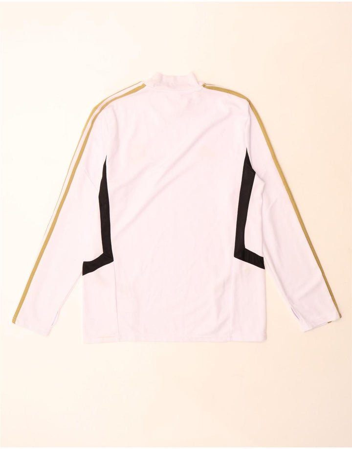 Adidas Uomo Real Madrid Top Manica Lunga XL Bianco Poliestere