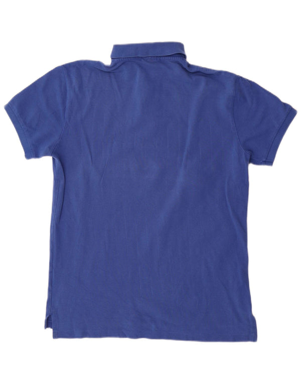 Polo Ralph Lauren da uomo in cotone blu medio